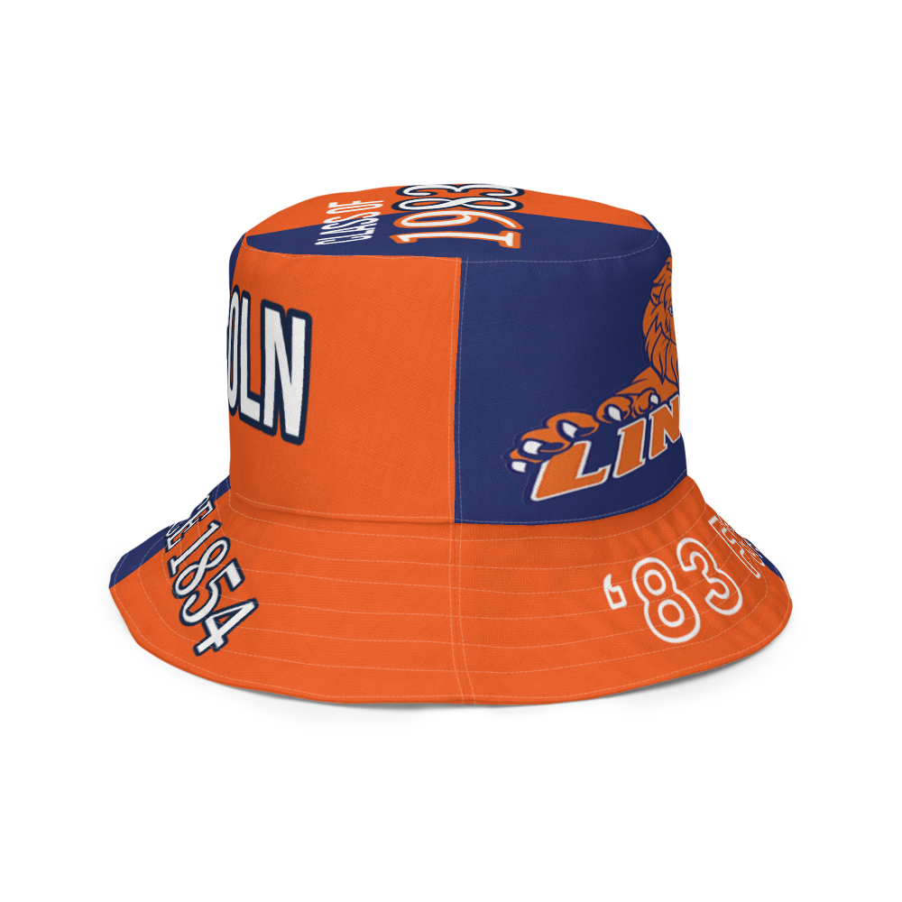 LU '83 Reversible Bucket hat - Multi color orange and blue
