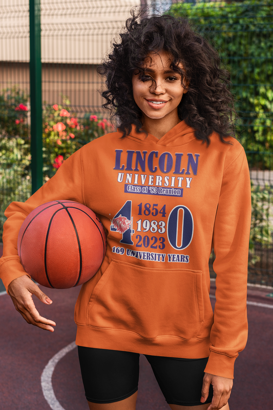 '83 - LU - hoodie 40 - 169 years - orange