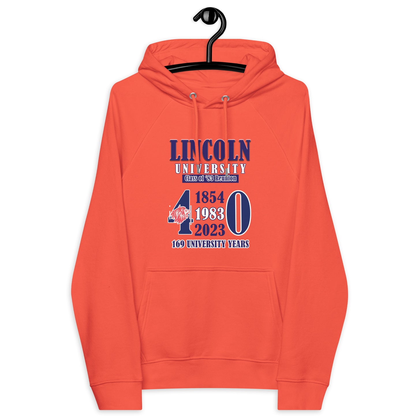 '83 - LU - hoodie 40 - 169 years - orange